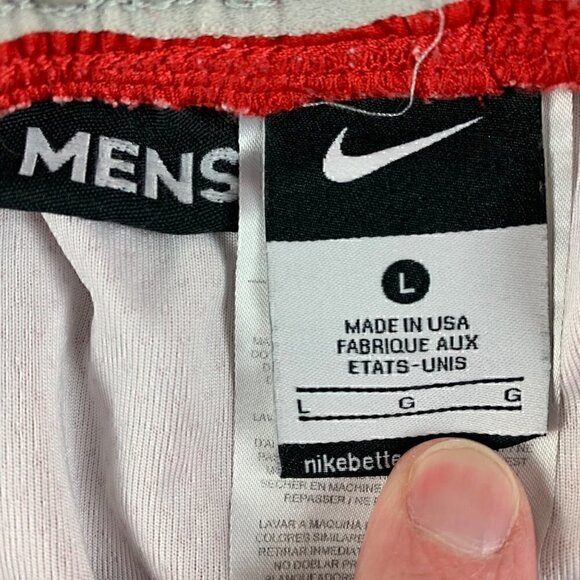 Arizona Wildcats NCAA Red Nike Basketball Shorts MADE IN USA Mens Large - Picture 4 of 5